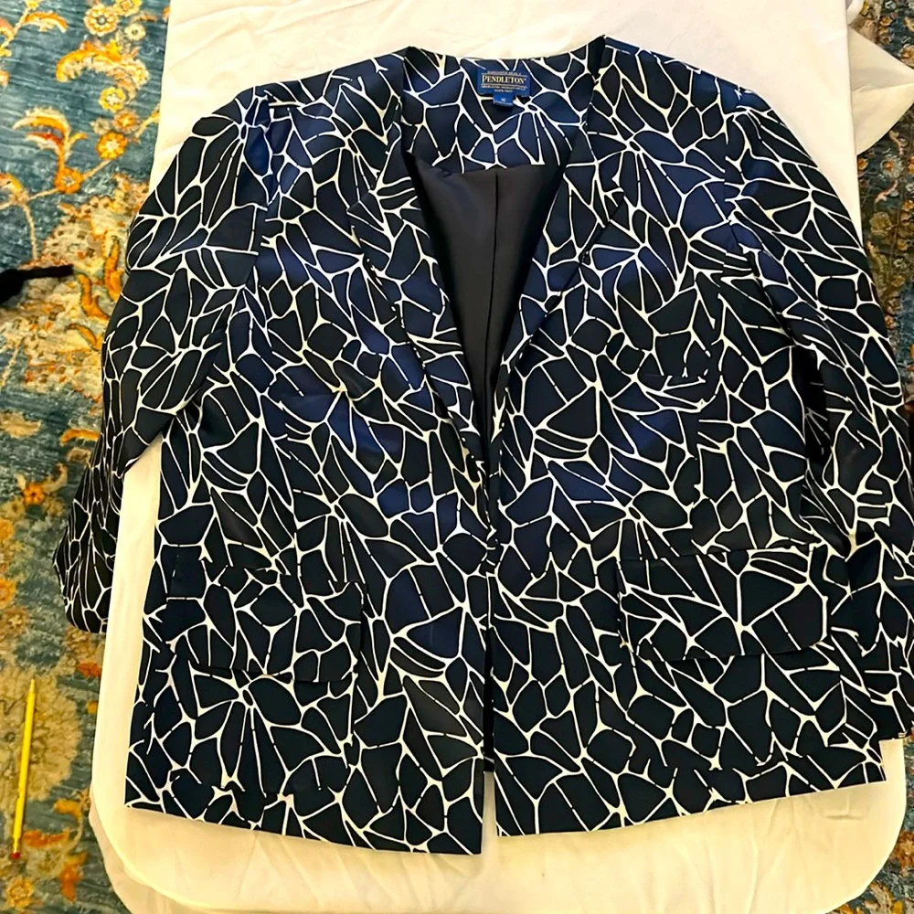 Pendleton Silk Jacket Size 16 - Picture 1 of 6